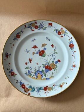 Mottahedeh Vista Alegre Rock Garden pattern plate
